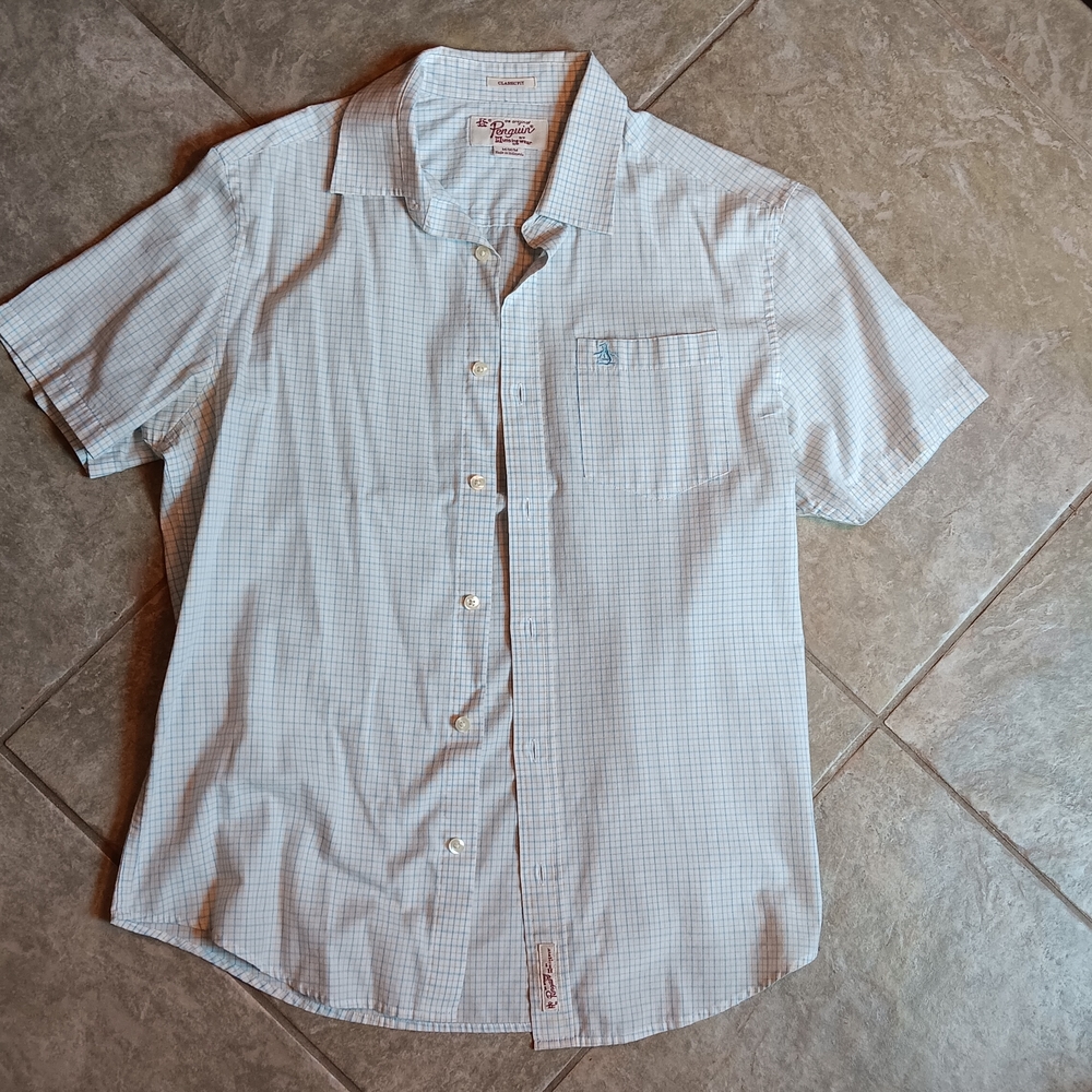 Original Penguin White Casual Button Down Shirt